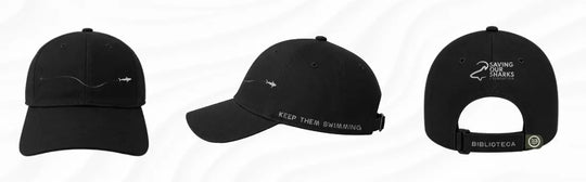 BIBLIOTECA x Saving Our Sharks Eco Cap – Black