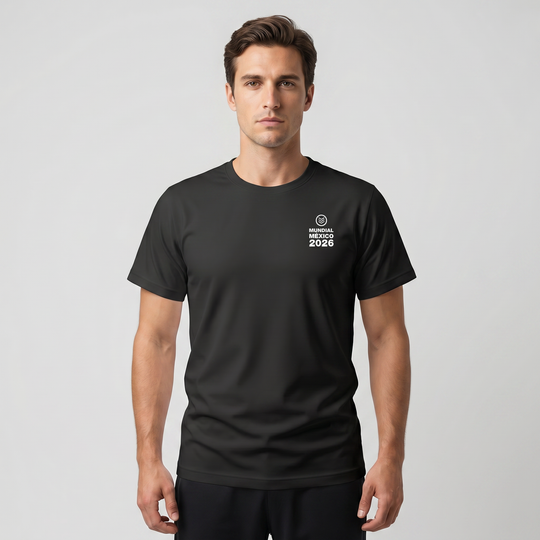 Men's Black T-Shirt - Wolrd Cup