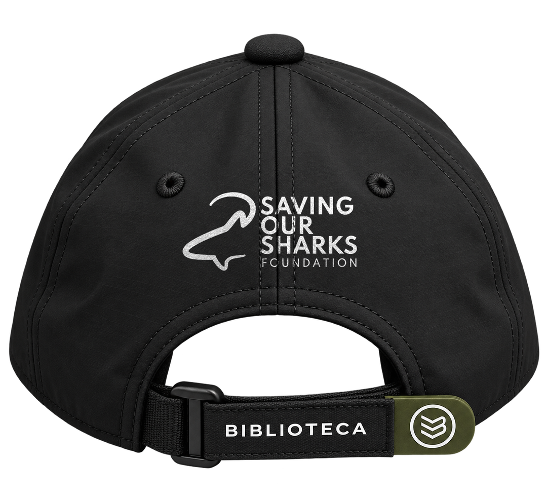 BIBLIOTECA x Saving Our Sharks Eco Cap – Black
